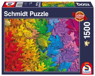 Puzzle 1500 PQ Kolorowe liście 111096 - Schmidt Puzzle