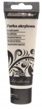 Farba akrylowa 75ml 175 perłowa biała - Titanum