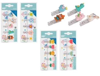 Klamerki ozdobne 5szt MIX - MP Main Paper