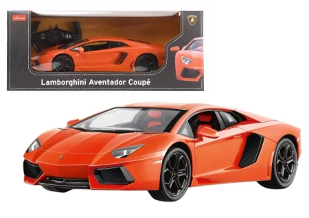 Lamborghini Aventador LP700 RC 1:14 pomarańczowe - Leantoys