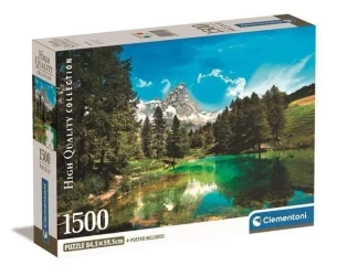 Puzzle 1500 Compact Blue Lake - Clementoni