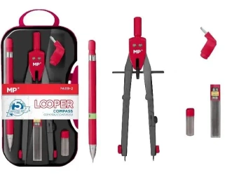 Cyrkiel 5 częściowy czerwony - MP Main Paper