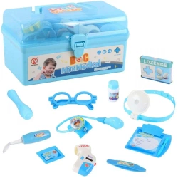 Zestaw lekarski ze światłem w kuferku - Trifox