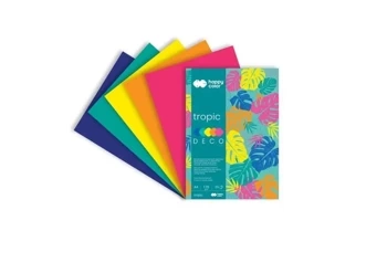 Blok A4/20K Deco Tropic 5 kolorów HAPPY COLOR - GDD