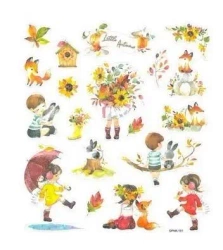 Naklejki papierowe - Mała jesień 19szt - Dalprint