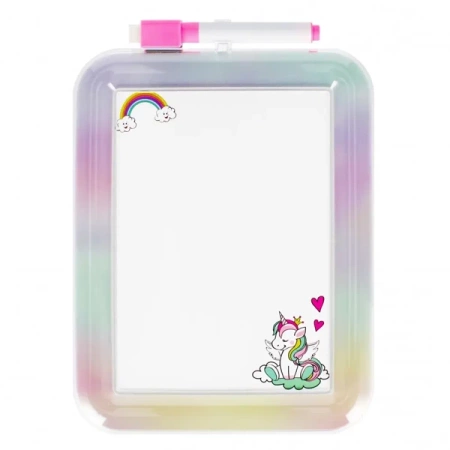 Tablica suchościeralna z pisakiem Unicorn - STARPAK