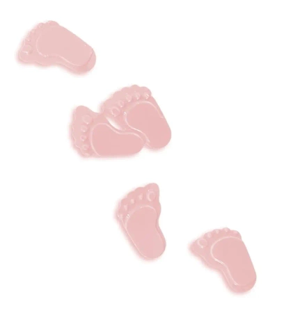 Konfetti stópki różowe - Arpex