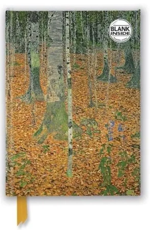 Notatnik A5 gładki TW Brzozowy las Gustav Klimt - Flame Tree Studio