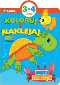 Koloruj i naklejaj Morskie zwierzęta - zbiorowa praca