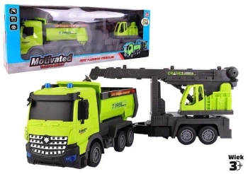 Ciężarówka budowlana zielona - Pro Kids