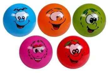 Piłka PVC 230 MM - Kolorowe Buźki - Artyk