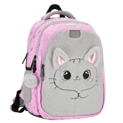 Plecak szkolny pluszowy Kitty - Starpak