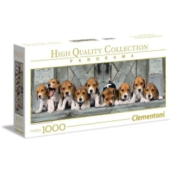 Puzzle 1000 Panorama HQ Beagles - Clementoni