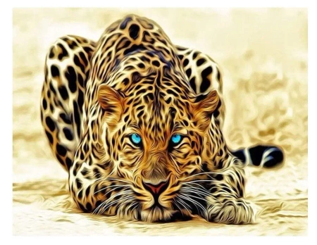 Diamentowa mozaika - Leopard - Norimpex