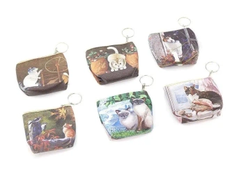 Portmonetka z kotkiem zapinana MIX - ADAR