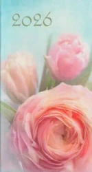 Kalendarz 2026 A6 tygodniowy Soft Róża - Lucrum
