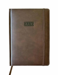 Kalendarz 2026 A5 LUX tygodniowy brązowy V3 K-A5T L - AVANTI