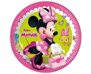 Talerzyki papierowe Minnie Happy Helpers 23cm 8szt - Godan