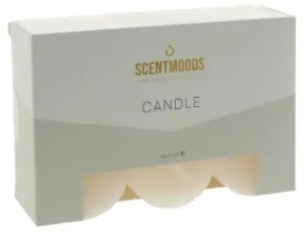 Rustykalna świeca w kolorze Ivory 5x5cm 6szt - ScentMoods