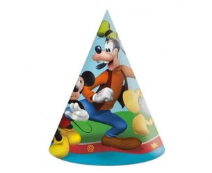Czapeczki papierowe Mickey Rock The House 6szt - Godan