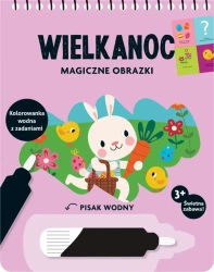 Wielkanoc Magiczne obrazki Kolorowanka wodna z zadaniami - zbiorowa praca