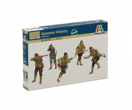 Model plastikowy Piechota japońska z II wojny światowej - Italeri