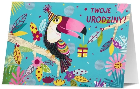 Karnet B6 Urodziny - Pan Dragon