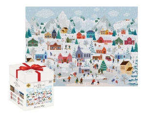Puzzle  1000 elementów. Box BN Christmas Village - Interdruk