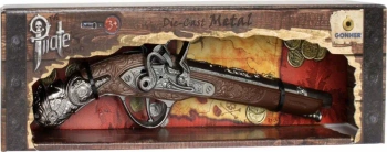 Metalowy pistolet pirata - Gonher