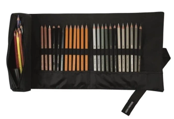 Etui czarne na kredki 24szt - Koh-I-Noor