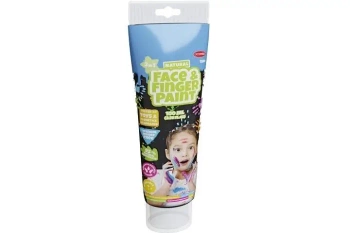 Farba dla malowania palcami czarna 100ml - Boti