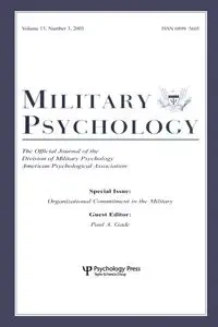 Organizational Commitment in the Military - Gade Paul A.