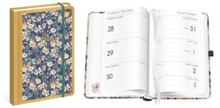 Kalendarz 2026 książkowy B6/192K Metallic Meadow - INTERDRUK