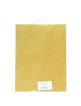 Karton brokatowy obustronny złoty 23x33cm 5 ark - Galeria Hobby