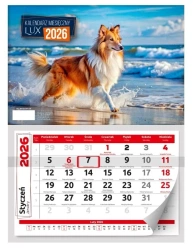 Kalendarz 2026 ścienny miesięczny lux - Kalpol