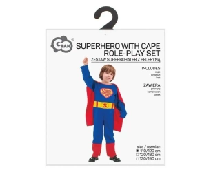 Strój dla dzieci Superbohater z peleryną 110/120cm - Godan