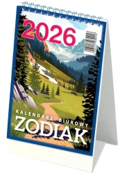 Kalendarz 2026 biurowy Zodiak - praca zbiorowa