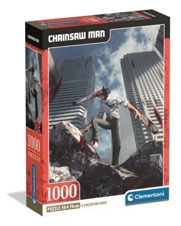 Puzzle 1000 Compact Anime Chainsaw Man - Clementoni