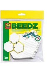 Sześciokątna podkładka do koralików 3szt - SES Creative