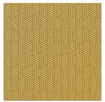 Serwetki Inspiration 33x33 cm, złote (20 sztuk)