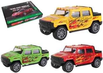 Samochód metalowy 1:32 napęd terenowy No.1 mix - Pro Kids