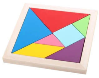 Układanka drewniana - Tangram - Askato