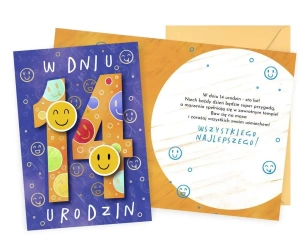 Karnet Urodziny 14 - Kukartka