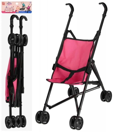 Wózek dla lalek parasolka metalowy - MEGA CREATIVE