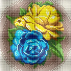 Diamentowa mozaika bez ramy - Kolory wolności - Ideyka