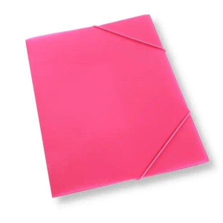 Teczka A4 z gumką plastikowa różowa - Penword