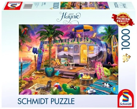 Puzzle PQ 1000 Jeff Haynie Mobilny domek na plaży - Schmidt