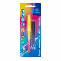 Długopis wymazywalny Astrapen Oops Neon + 2 wkłady niebieskie 1szt.mix - ASTRA art-pap