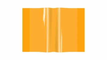 Okładka zeszytowa A4 PVC neon pomarańczowy (10szt) - Biurfol