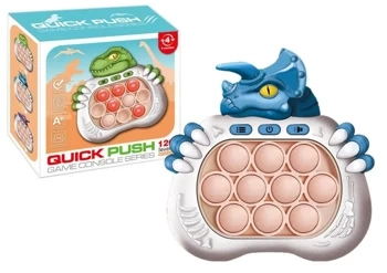 Gra sensoryczna dinozaur niebieska - Leantoys